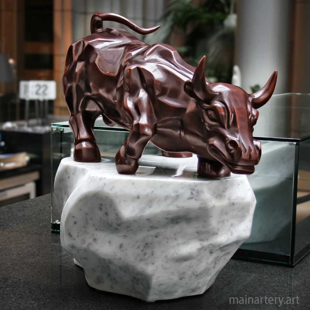 Cover: Raging Bull Bronze  Medium Statue