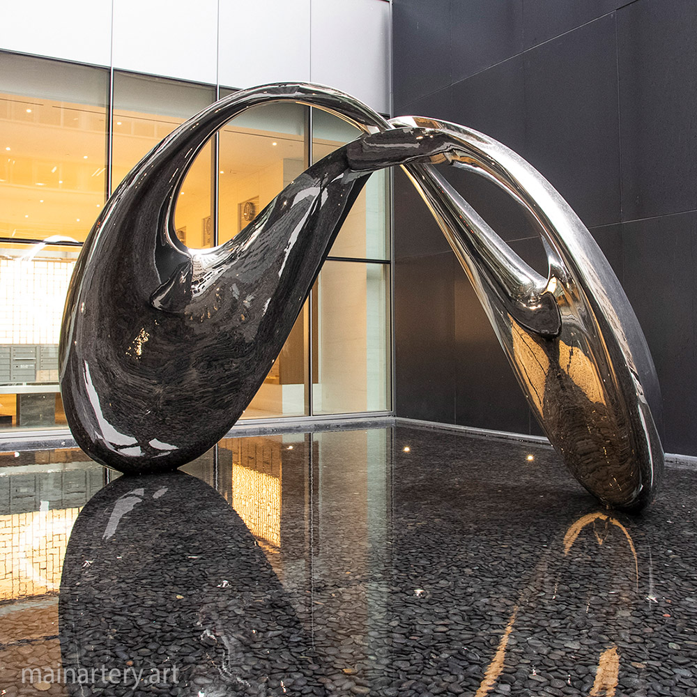 Cover: Infinity Monumental Stainless Sculpture