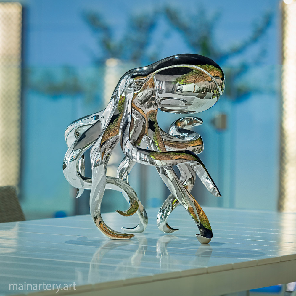 Cover: Octopus Baby Sculpture