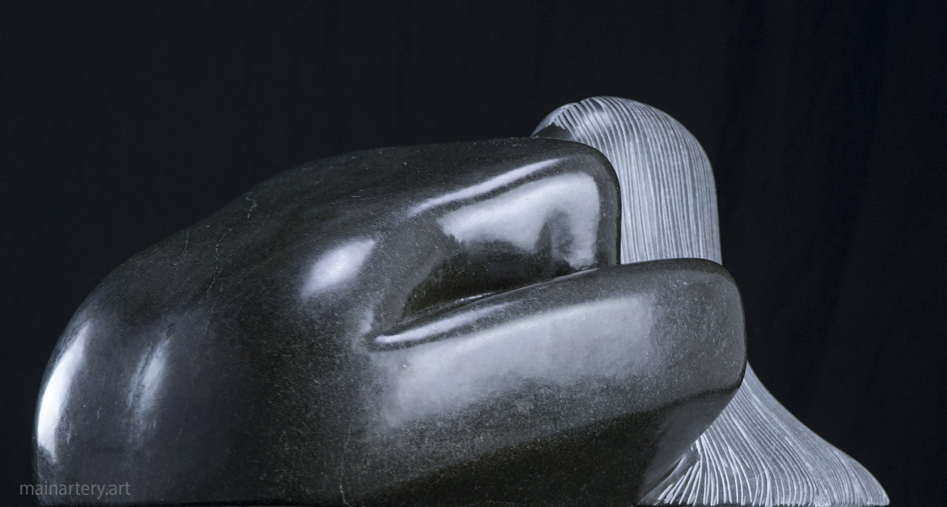 Artwork 'The Bather' featuring a tranquil figure, 1942x1039 image