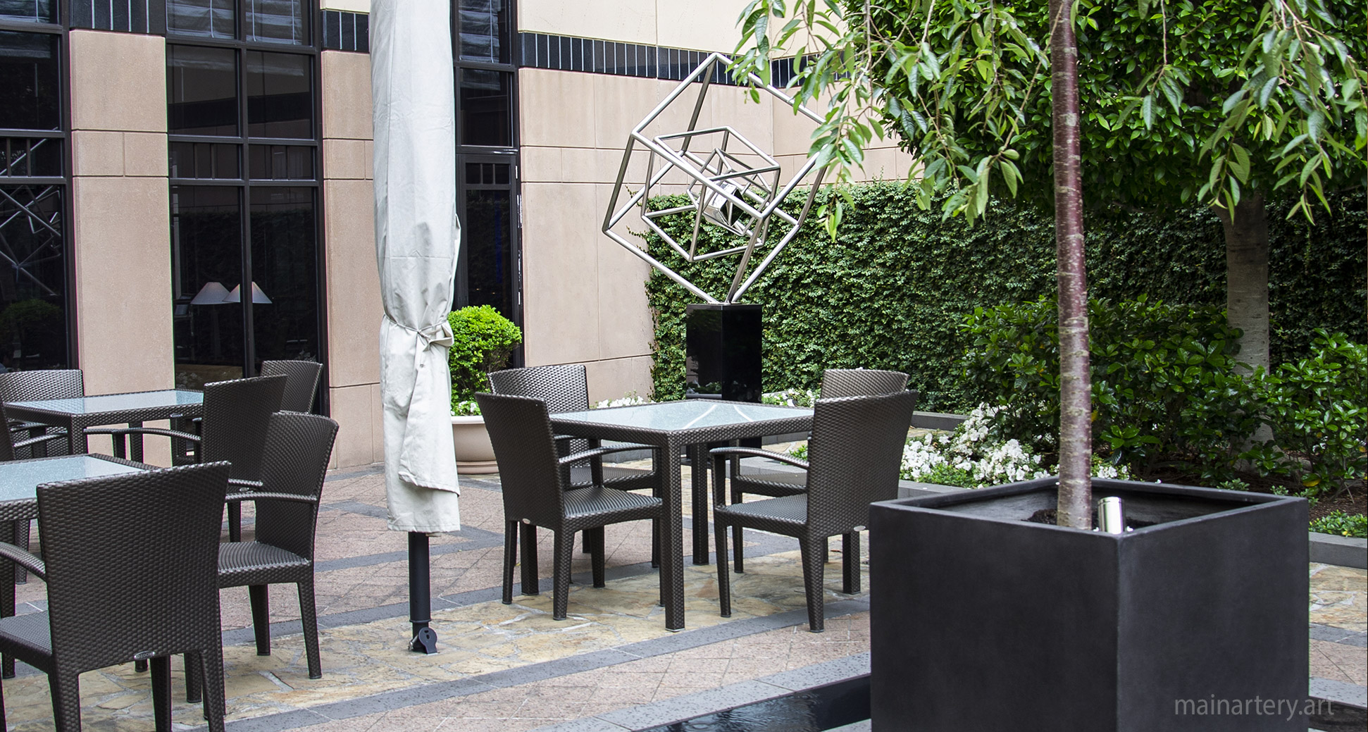 rent large outdoor abstract sculpture installation image