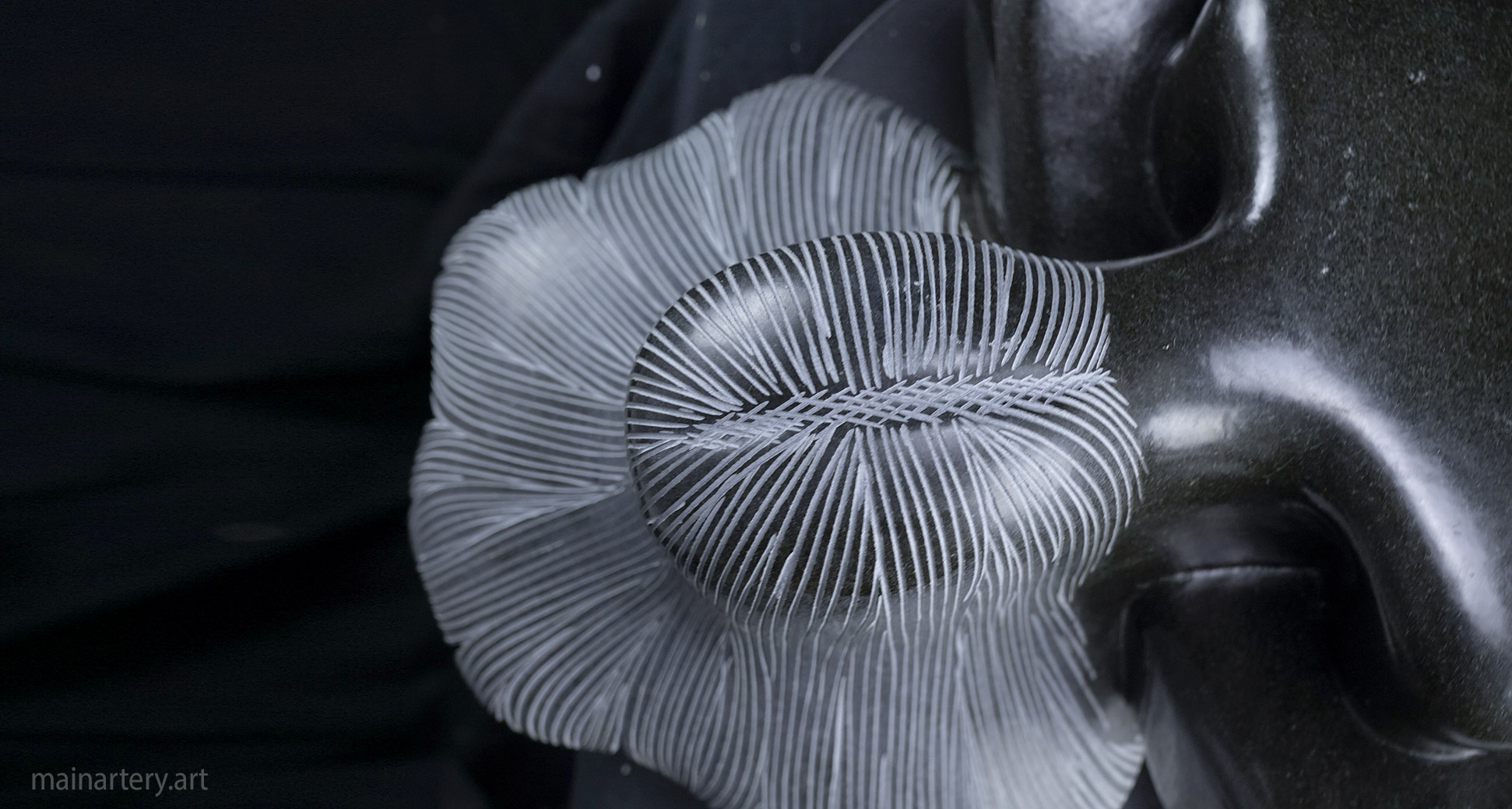 Contemporary art 'The Bather' with intricate details, 1942x1039 image