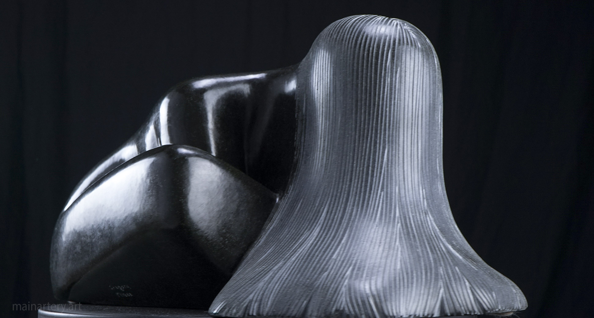 Sculptural piece 'The Bather' with balanced shapes, 1942x1039 image
