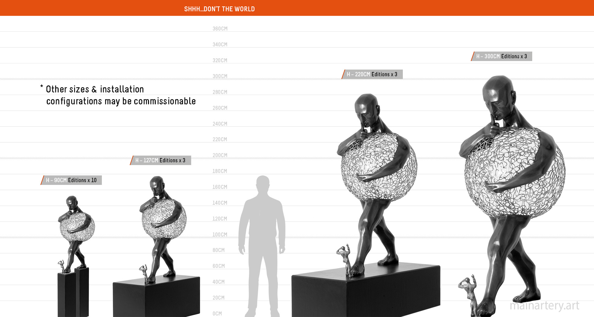 shhh dont tell the world medium sculpture scale sheet todd stuart image