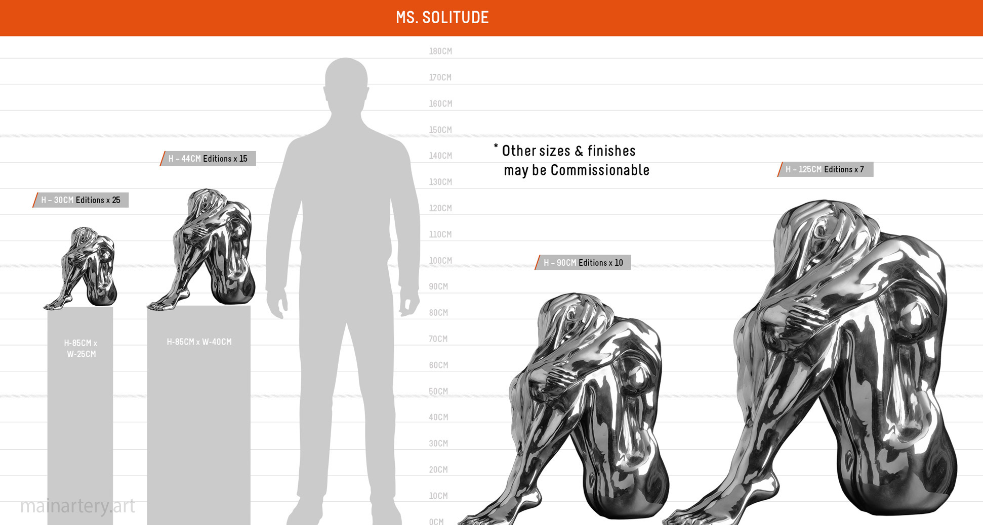 size sheet ms solitude small sculpture image