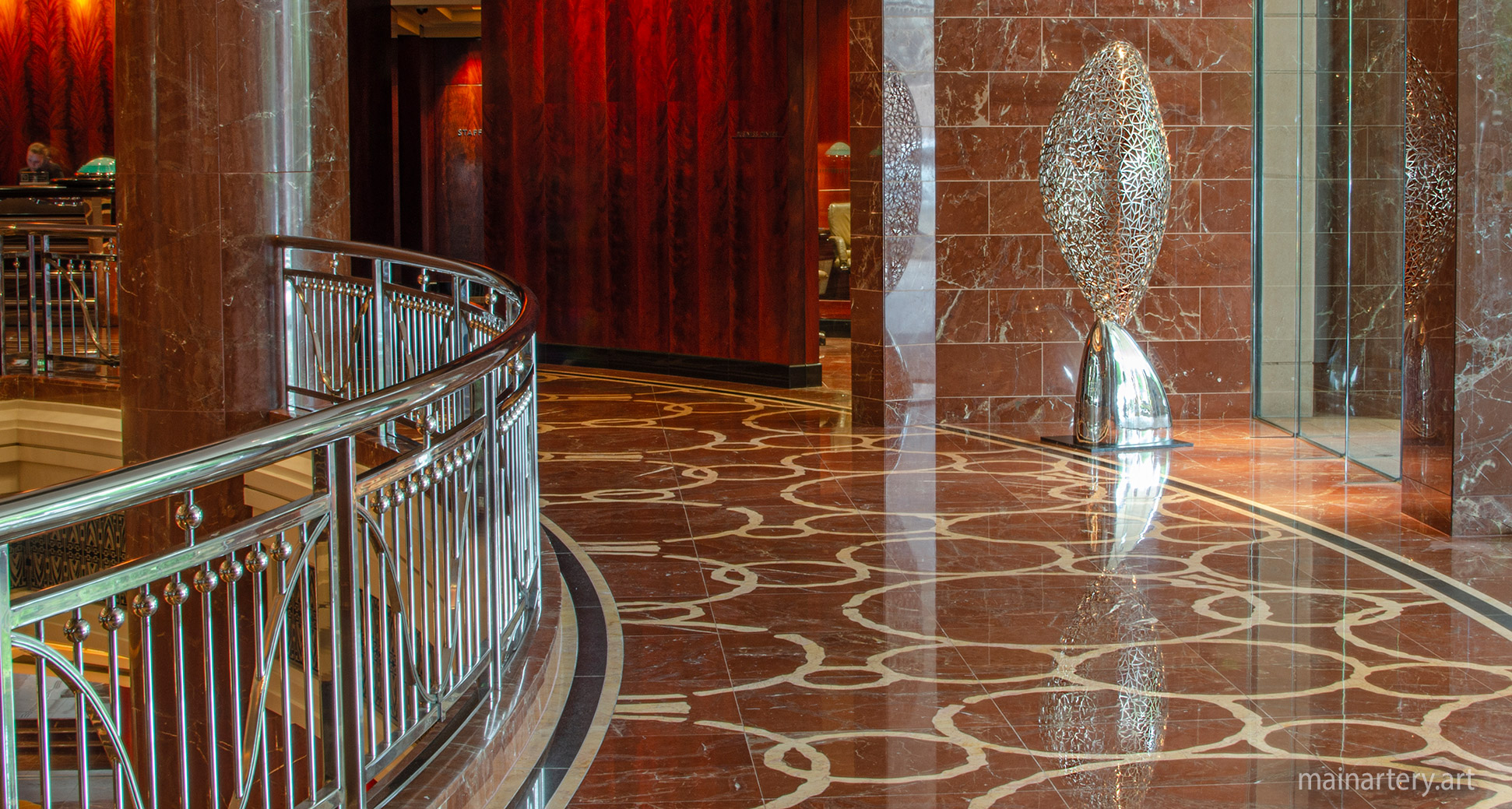 commercial sculpture enterance display rental hire services image