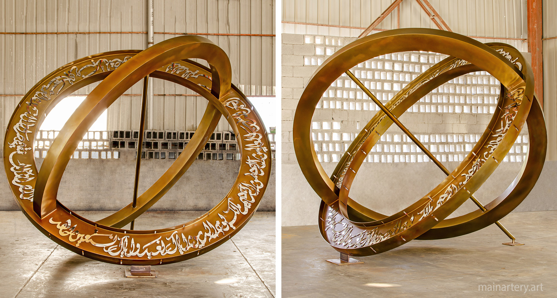 giant sundial abstract ornate palace sculpture image