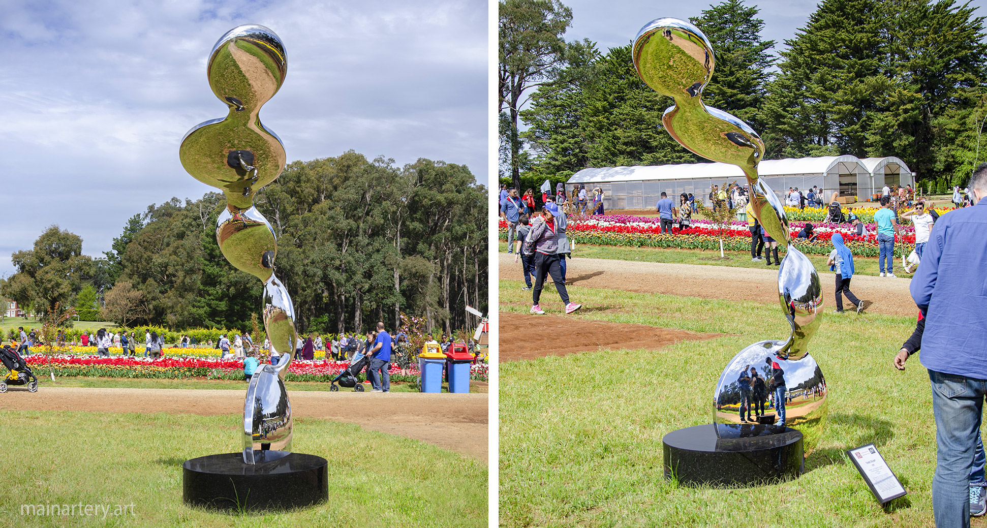 polished algorithmic estate sculpture image