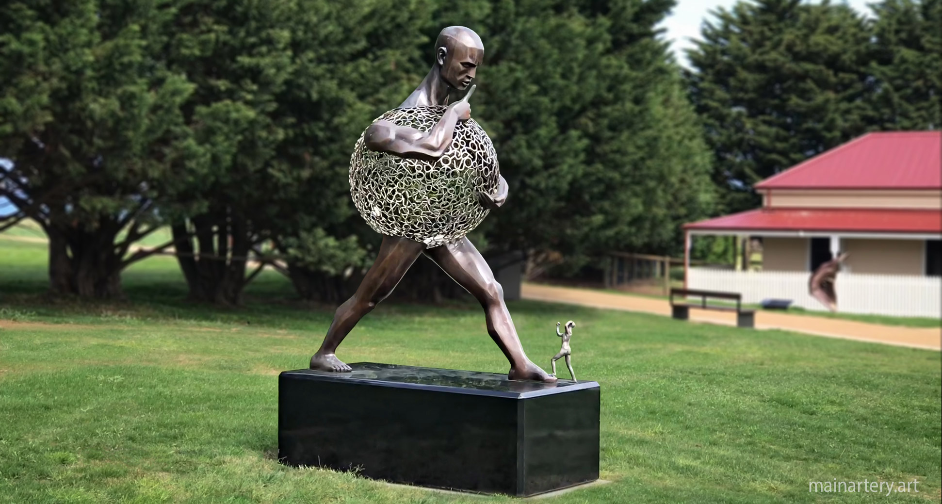 point leo sculpture park artwork todd stuart image