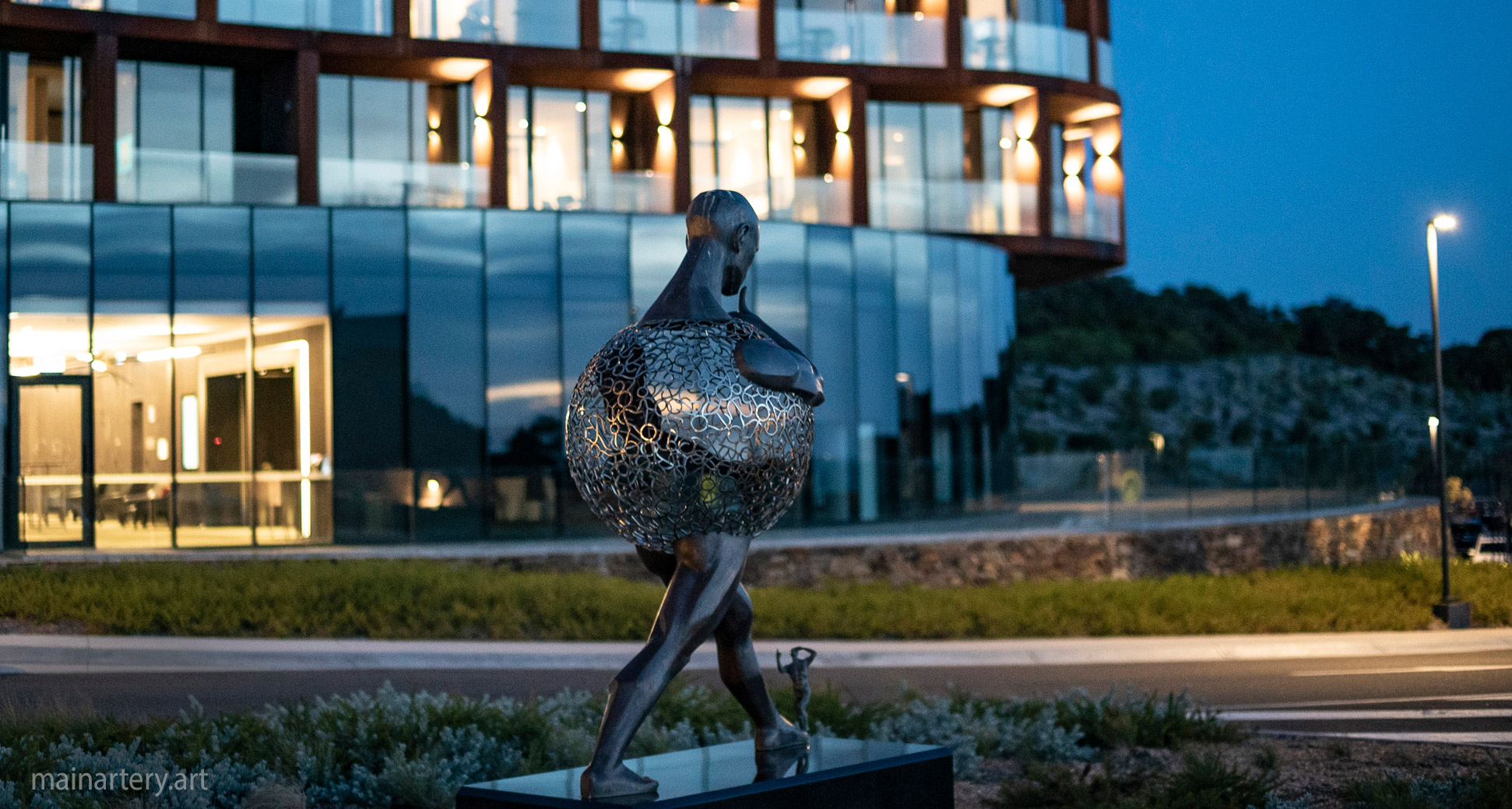 entrance patina surreal outdoor sculpture image