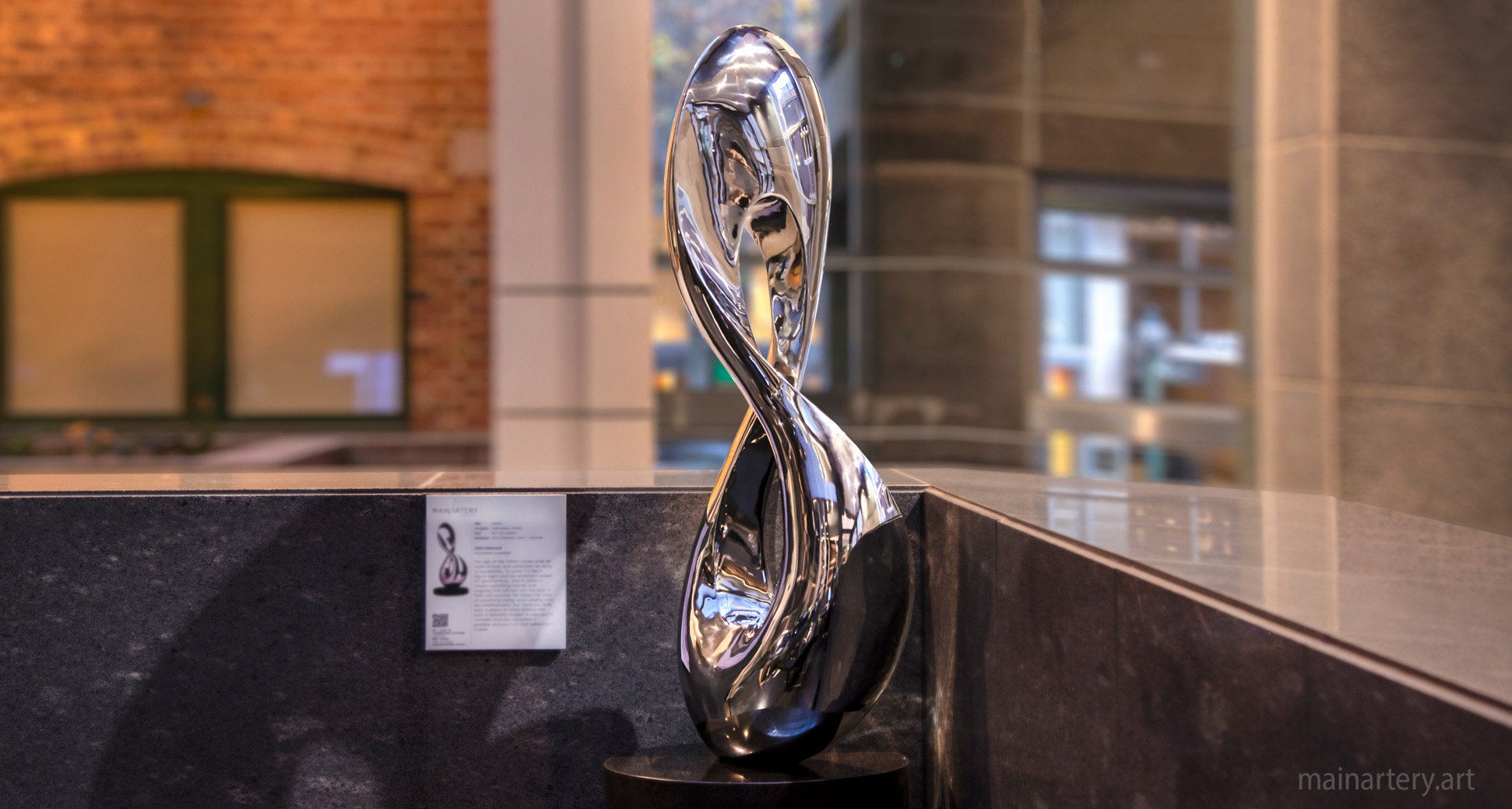 interior mirror polished representational feng shui sculpture image
