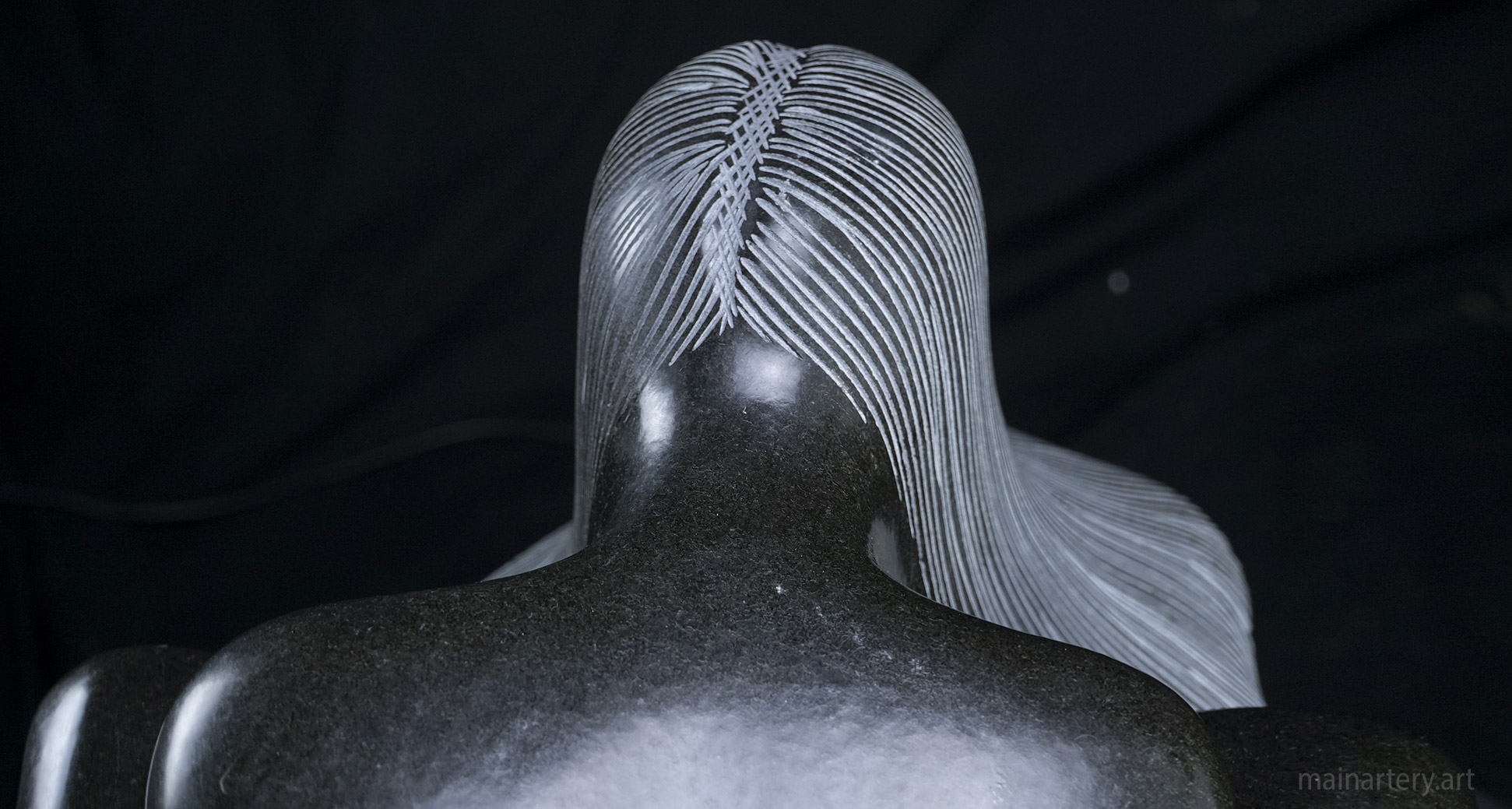 The Bather artwork, 1942, showcasing tranquility and elegance