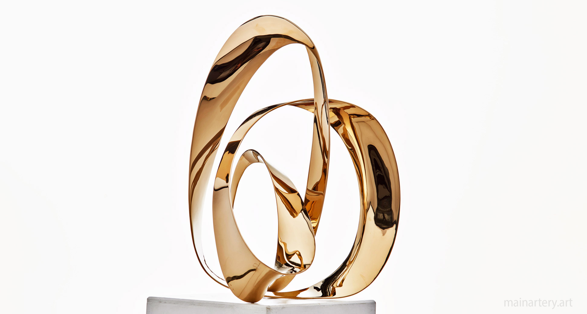 entangled mirror flower small sculpture image