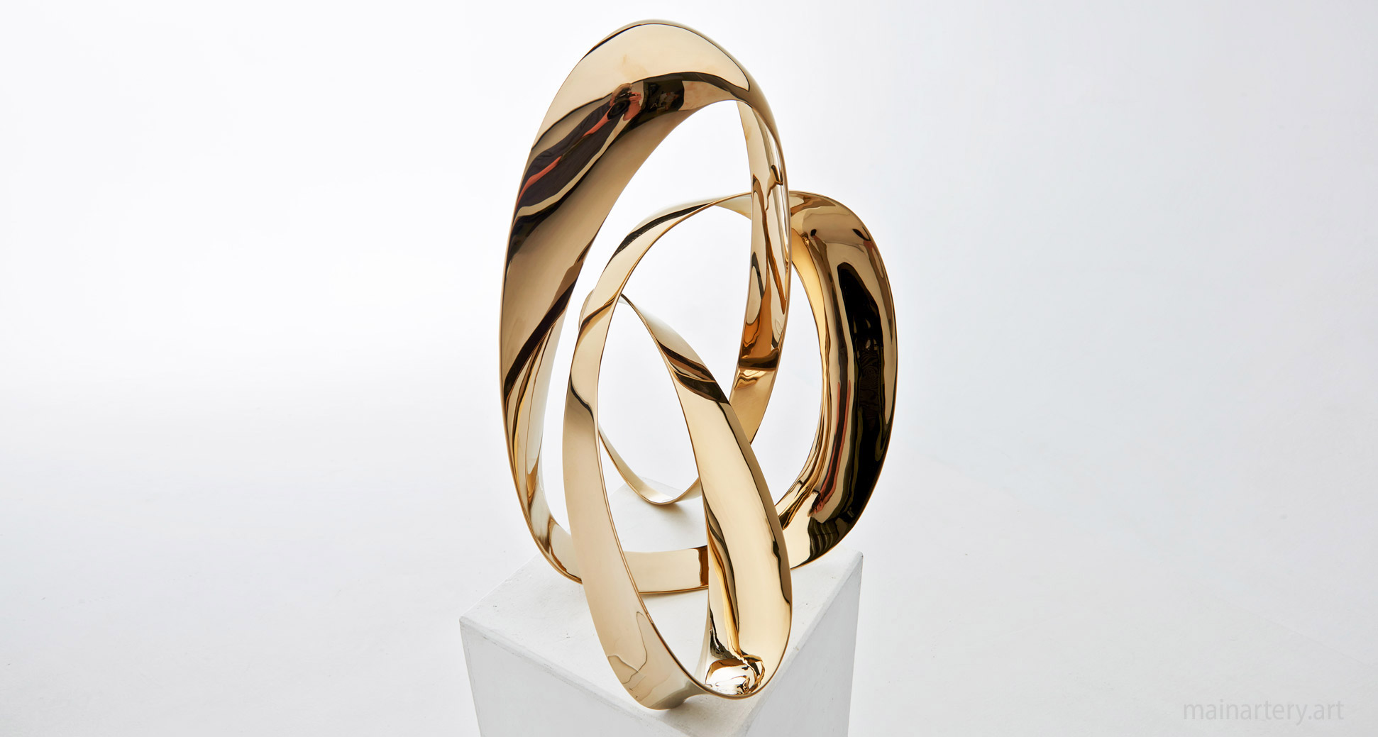 interior golden titanium contemporary artwork image