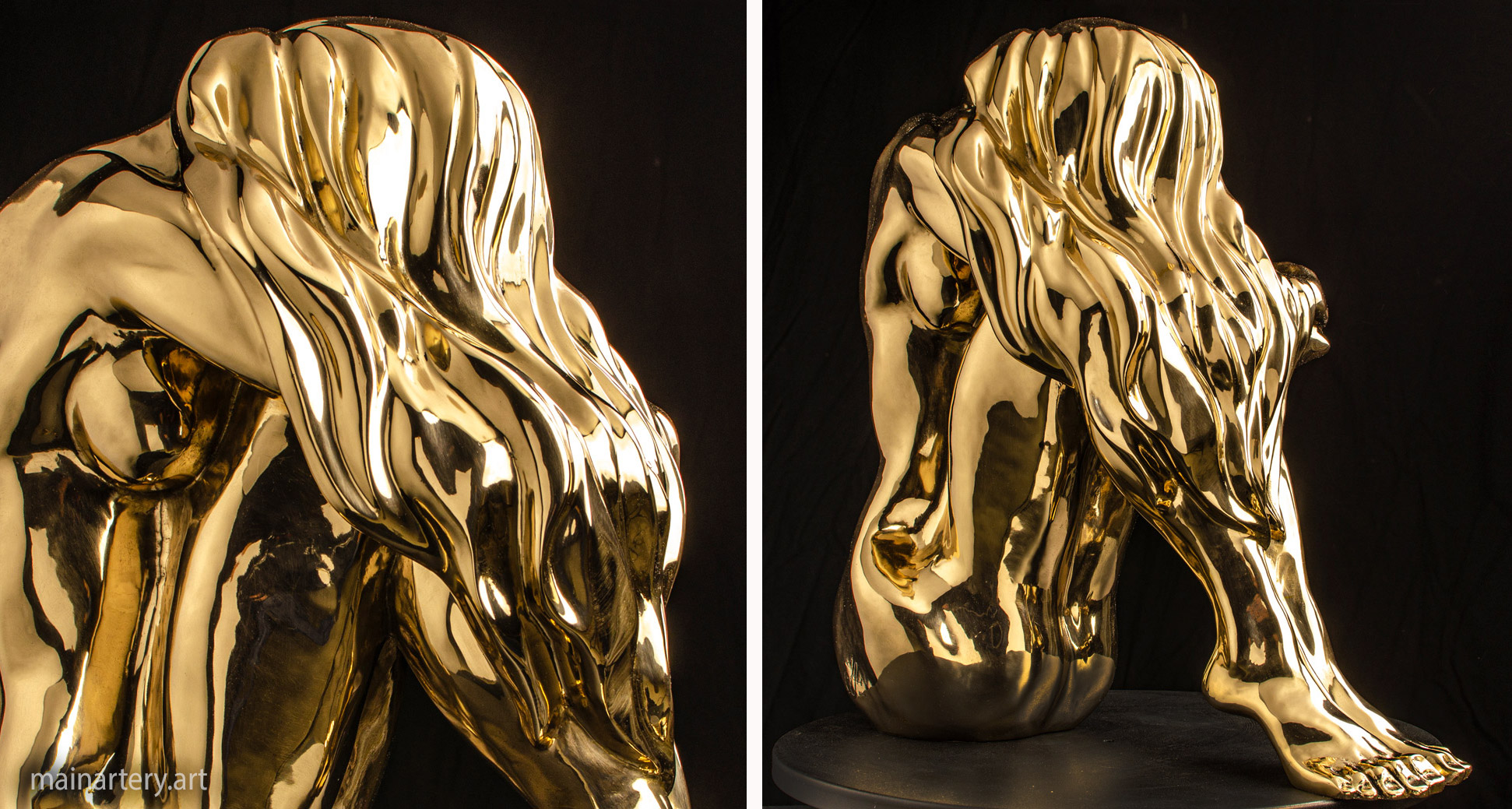 small bronze representational interior art image